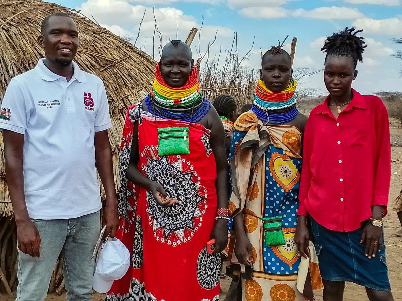 The PAIR team with women from Kopeto Village.