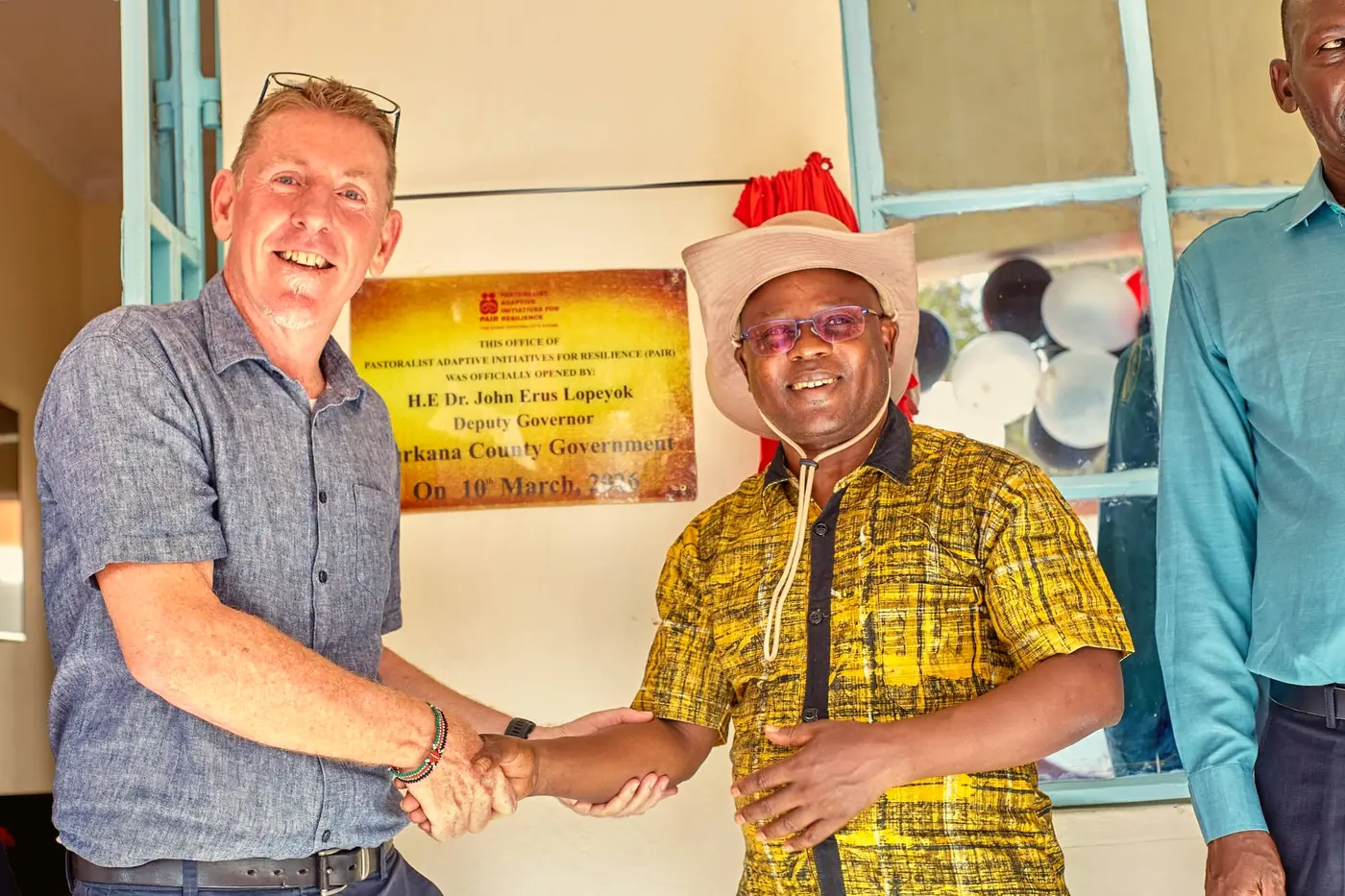 The opening of PAIR’s Lodwar office.